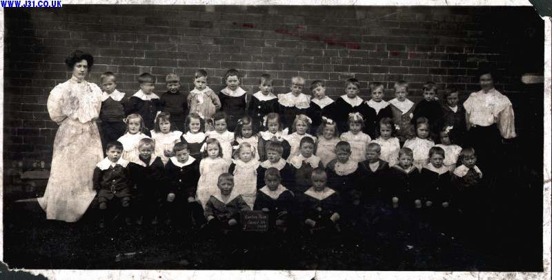 Infant pupils, Kiveton School 1909
