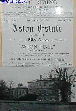 Aston hall estate for sale poster