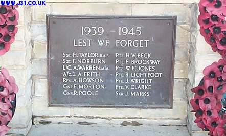 Beighton war Memorial