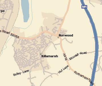 killamarsh map - click for live multimap map