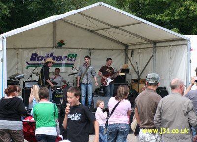 rock band in the park