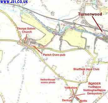 thorpe map - click for live multimap 