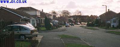 housing estate throapham