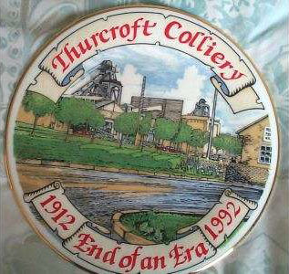 thurcrot pit memorial plate