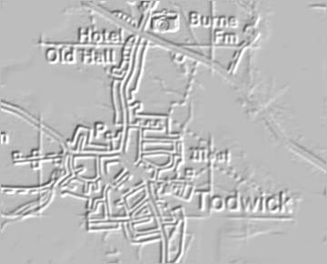 todwick map - click for live multimap version