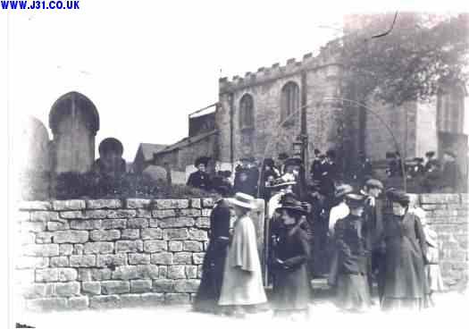 Wales church about a hundred years earlier