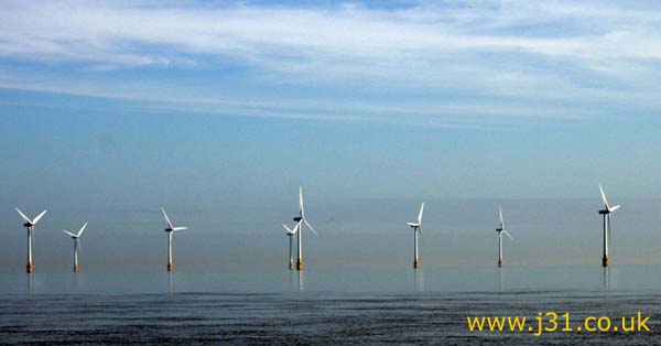 offshore wind turbines, yarmouth
